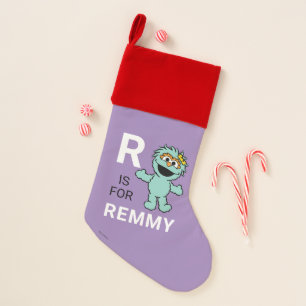 Sesame Street R is for Rosita Add Your Name Christmas Stocking