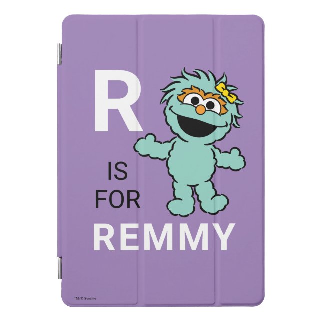 Sesame Street | R is for Rosita | Add Your Name iPad Pro Cover (Front)
