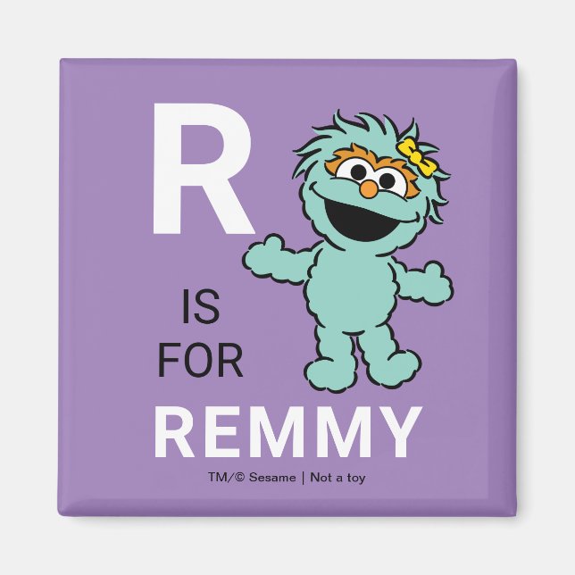 Sesame Street | R is for Rosita | Add Your Name Magnet (Front)