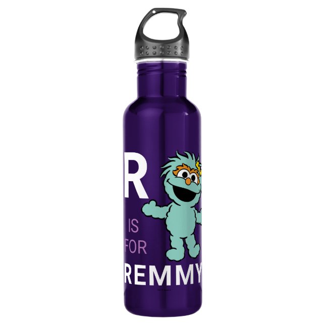 Sesame Street | R is for Rosita | Add Your Name Stainless Steel Water Bottle (Front)