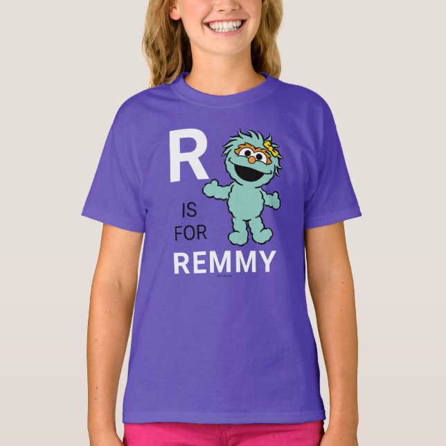 Sesame Street | R is for Rosita | Add Your Name T-Shirt (Front)