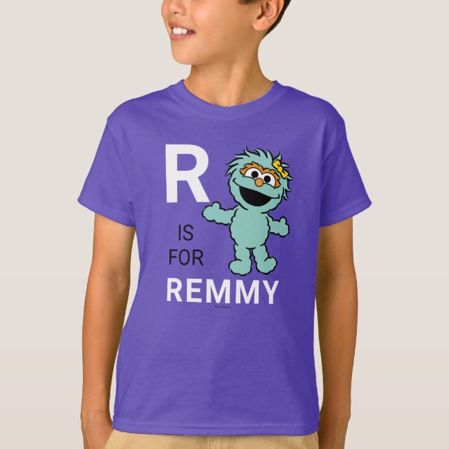 Sesame Street | R is for Rosita | Add Your Name T-Shirt (Front)