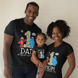 Sesame Street Rainbow 1st Birthday | Mom T-Shirt<br><div class="desc">Celebrate your little one’s special milestone with the Sesame Street Rainbow 1st Birthday Mom T-Shirt. Featuring vibrant rainbow accents and beloved Sesame Street characters like Elmo and Cookie Monster, this playful design is perfect for moms joining their child’s first birthday celebration. Add a colorful and cheerful touch to your party...</div>