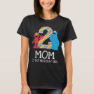 Sesame Street Rainbow 2nd Birthday | Mom T-Shirt Sesame Street Rainbow 2nd Birthday | Mom T-Shirt