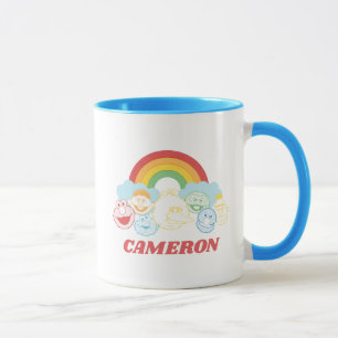 Sesame Street Rainbow Graphic Add Your Name Mug