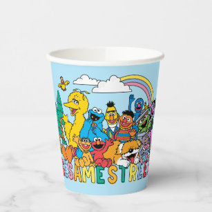Sesame Street   Rainbow Wave Paper Cups