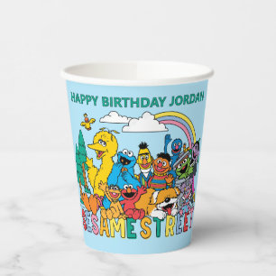 Sesame Street Rainbow Wave Paper Cups