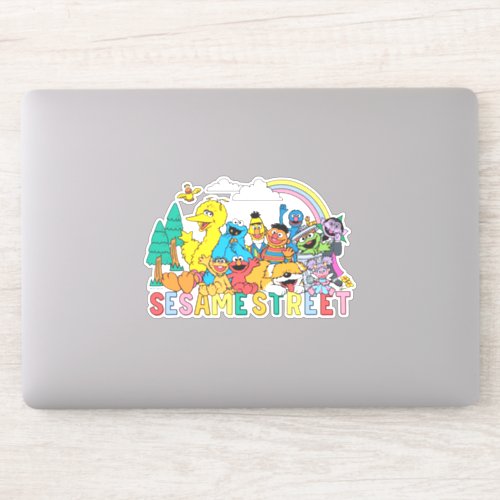 Sesame Street  Rainbow Wave Sticker