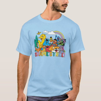 Sesame Street | Rainbow Wave T-Shirt
