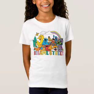 Sesame Street   Rainbow Wave T-Shirt