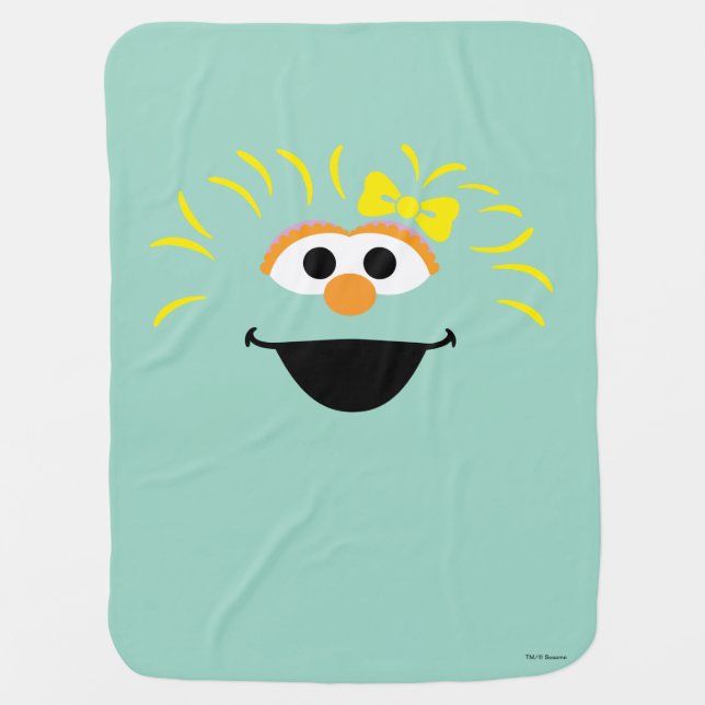 Sesame Street | Rosita Face Art Baby Blanket (Front)