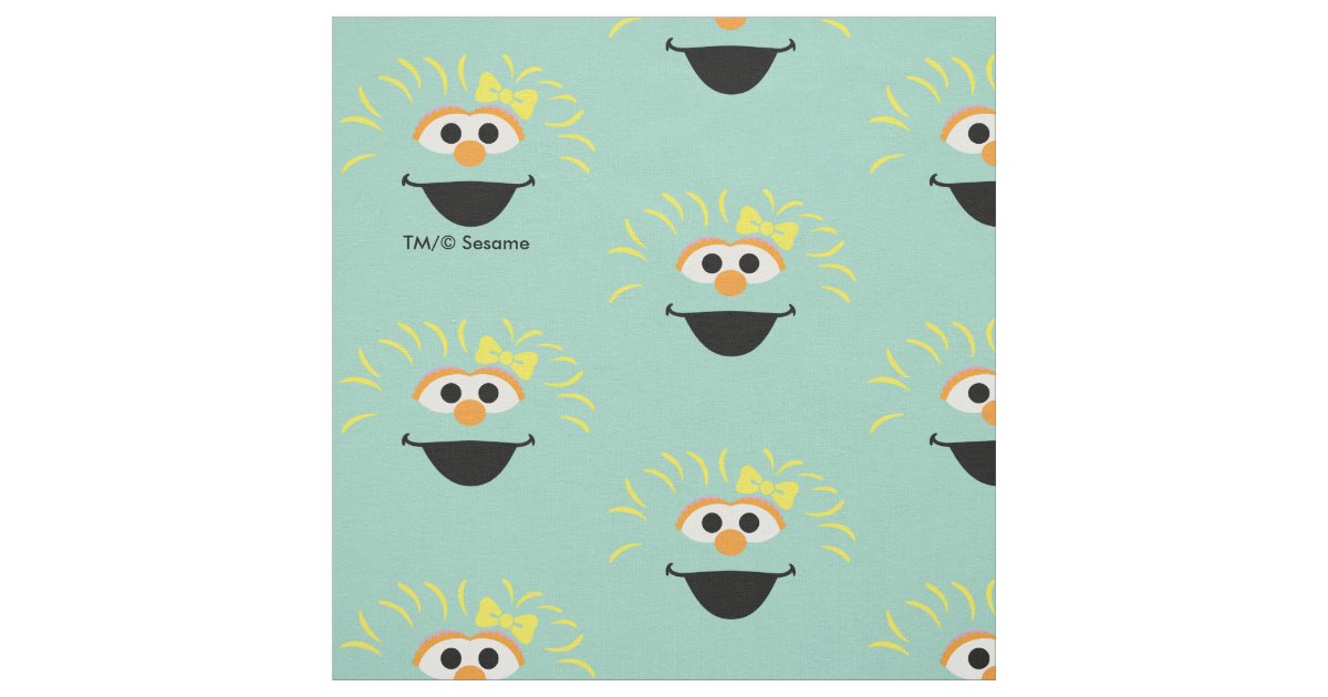 Sesame Street Rosita Face Art Fabric Zazzle 