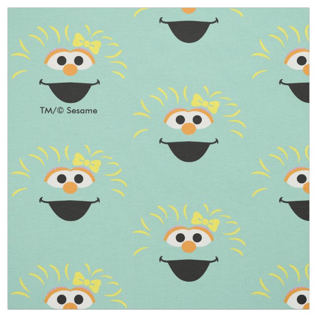 Sesame Street | Rosita Face Art Fabric (Swatch)