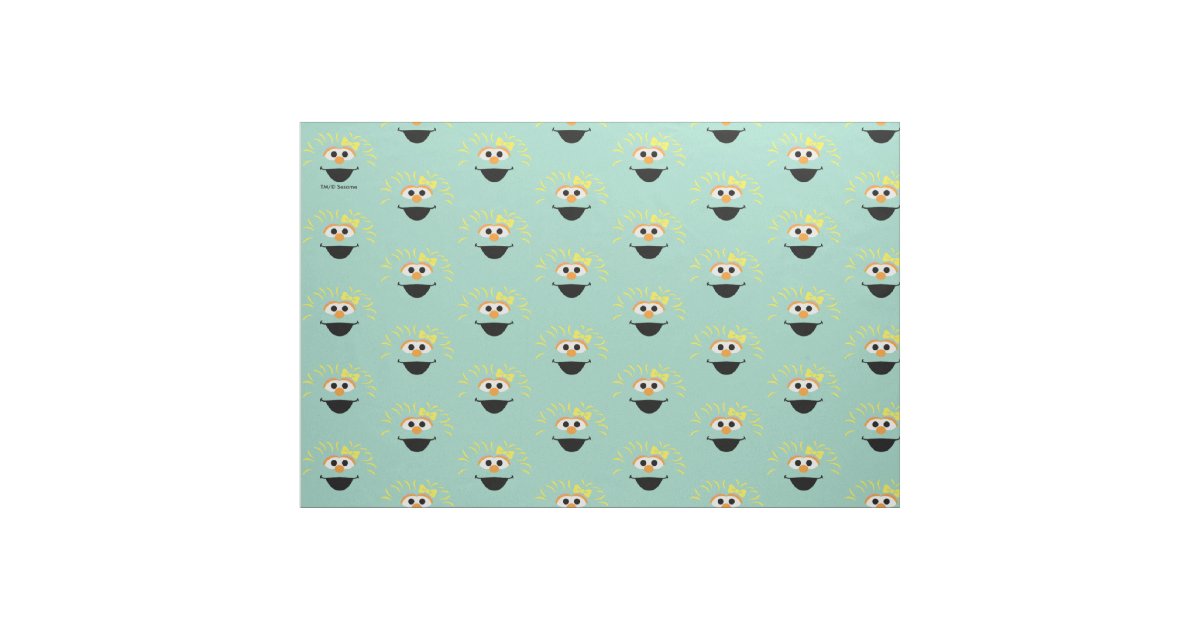 Sesame Street Rosita Face Art Fabric Zazzle 