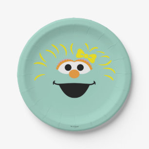 Sesame Street Rosita Face Art Paper Plates