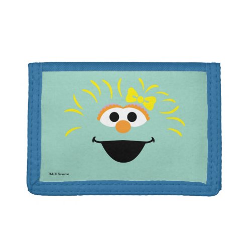 Sesame Street  Rosita Face Art Trifold Wallet