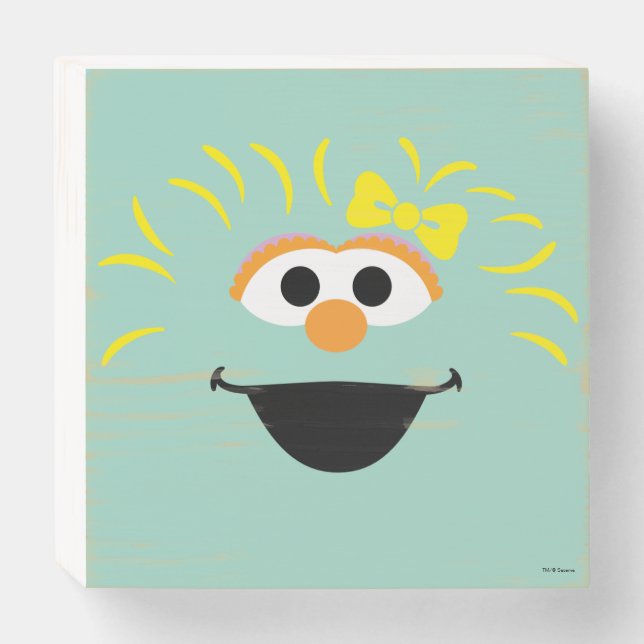 Sesame Street | Rosita Face Art Wooden Box Sign (Front Horizontal)