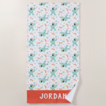 Sesame Street | Rosita Music Scribble Pattern Beach Towel