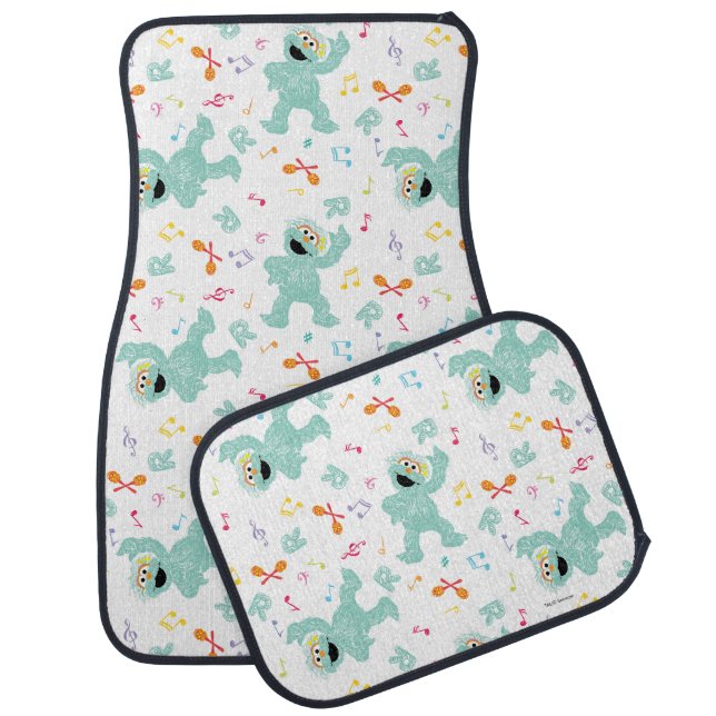 Sesame Street | Rosita Music Scribble Pattern Car Floor Mat (Set)