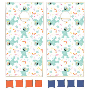 Sesame Street Rosita Music Scribble Pattern Cornhole Set