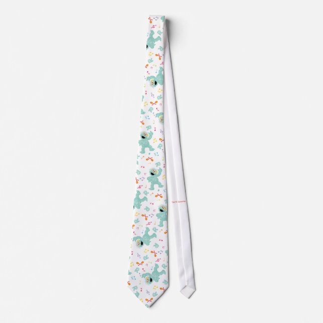 Sesame Street | Rosita Music Scribble Pattern Neck Tie (Front)