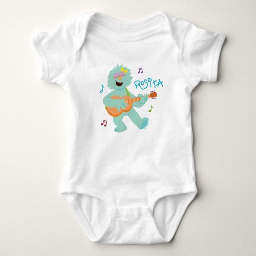 Sesame Street  Rosita Playing Guitar Baby Bodysuit