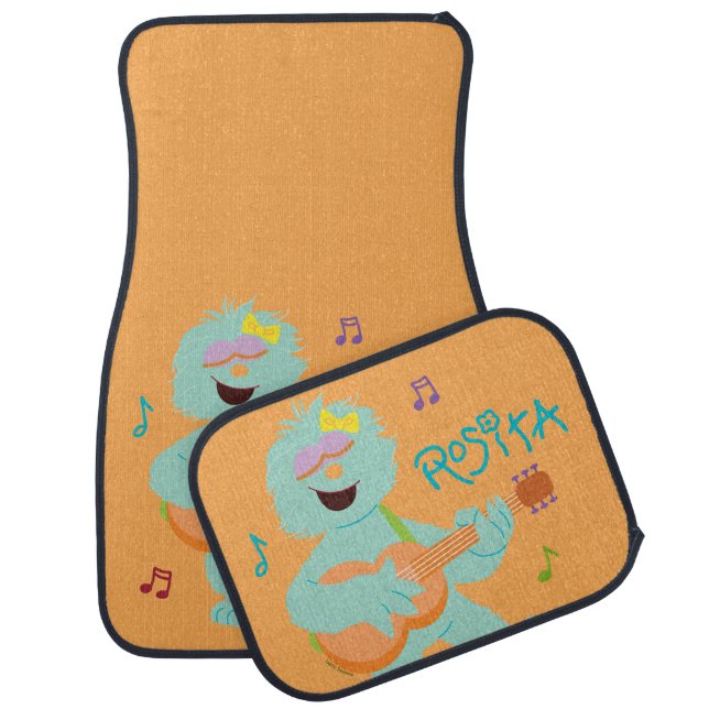 Sesame Street | Rosita Playing Guitar Car Floor Mat (Set)