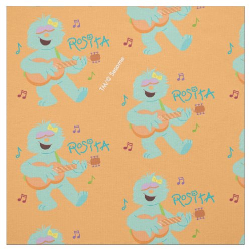 Sesame Street  Rosita Playing Guitar Fabric
