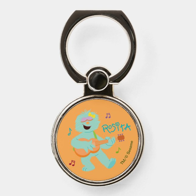 Sesame Street | Rosita Playing Guitar Phone Ring Stand (Front)