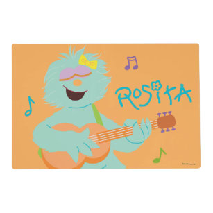 Sesame Street   Rosita Playing Guitar Placemat