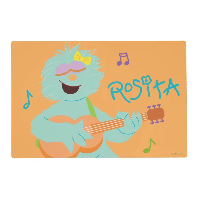 Sesame Street | Rosita Playing Guitar Placemat (Front)