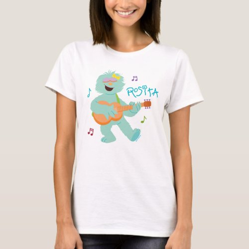 Sesame Street  Rosita Playing Guitar T_Shirt