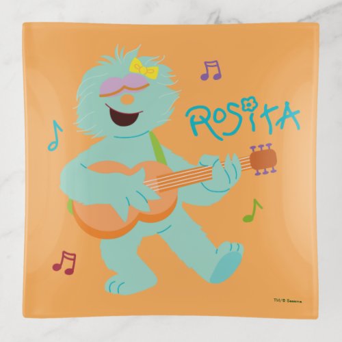Sesame Street  Rosita Playing Guitar Trinket Tray