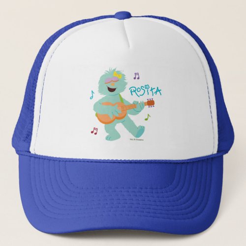 Sesame Street  Rosita Playing Guitar Trucker Hat