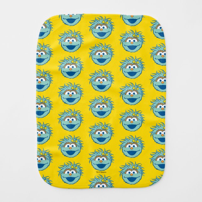 Sesame Street | Rosita Smile Baby Burp Cloth (Front)