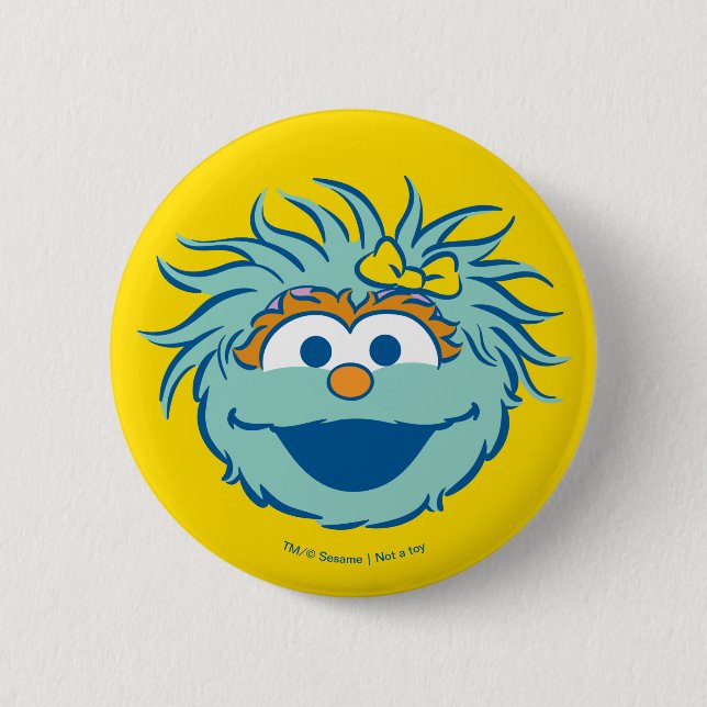 Sesame Street | Rosita Smile Button (Front)