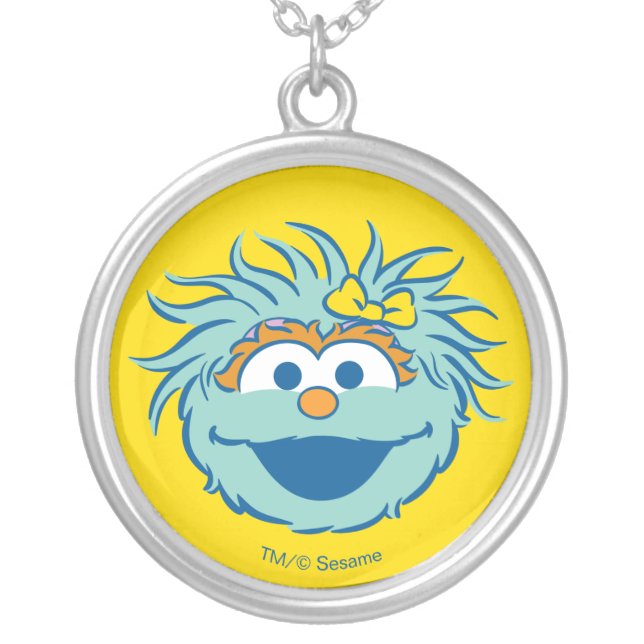 Sesame Street | Rosita Smile Silver Plated Necklace (Front)