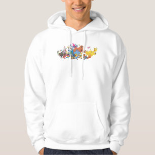 Sesame Street Run! Character Illustration Hoodie