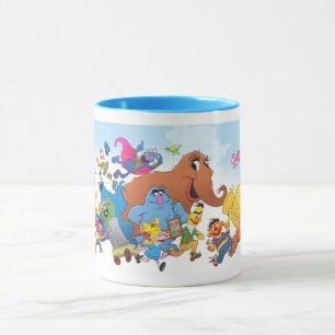 Sesame Street Run! Character Illustration Mug