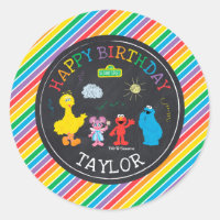 Sesame Street | Sesame Friends Classic Round Sticker