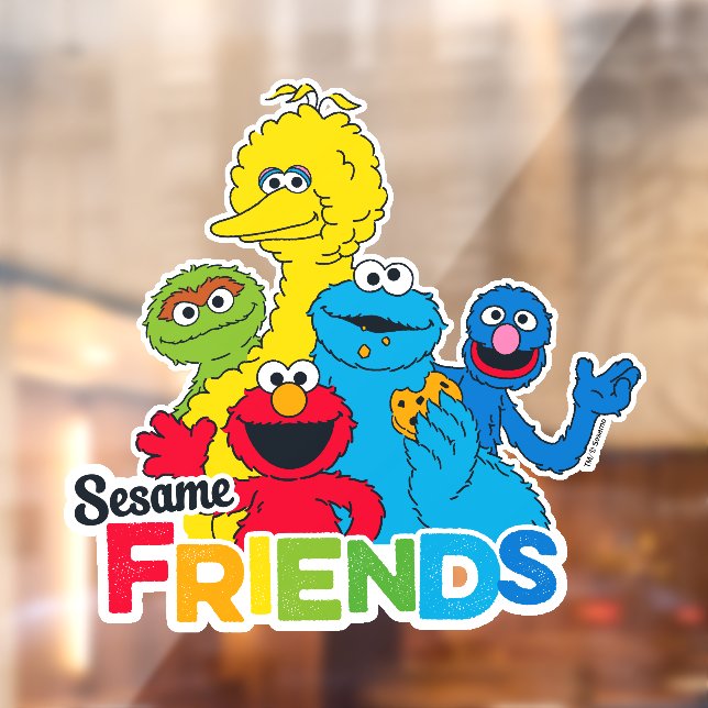 Sesame Street | Sesame Friends  Window Cling (Sheet 2)