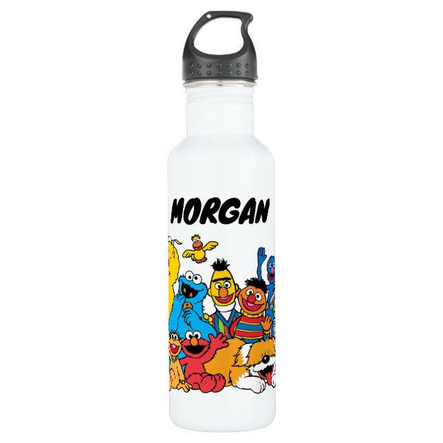 Sesame Street | Sesame Pals | Add Name Stainless Steel Water Bottle (Front)