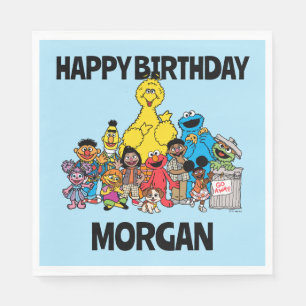 Sesame Street Sesame Pals Add Your Name Napkins