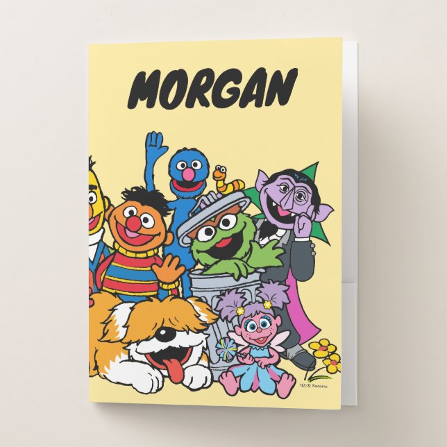 Sesame Street | Sesame Pals | Add Your Name Pocket Folder (Front)