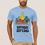 Sesame Street | Sesame Pals Birthday Boy's Dad T-Shirt<br><div class="desc">This cute Sesame Street design features a fun group of friends.</div>