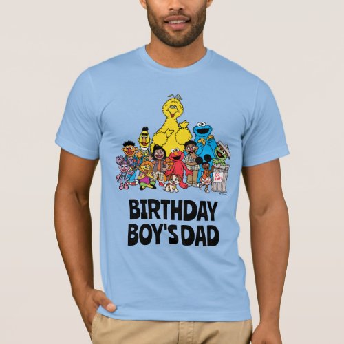 Sesame Street  Sesame Pals Birthday Boys Dad T_Shirt