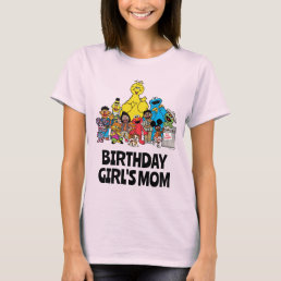 Sesame Street | Sesame Pals Birthday Girl&#39;s Mom T-Shirt