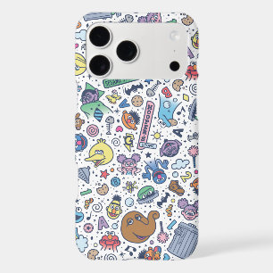 Sesame Street   Sesame Pals Doodle Pattern iPhone 17 Pro Max Case