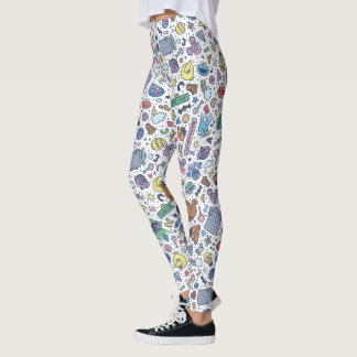 Sesame Street | Sesame Pals Doodle Pattern Leggings