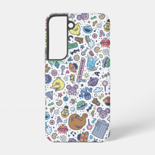 Sesame Street Sesame Pals Doodle Pattern Samsung Galaxy S22 Case